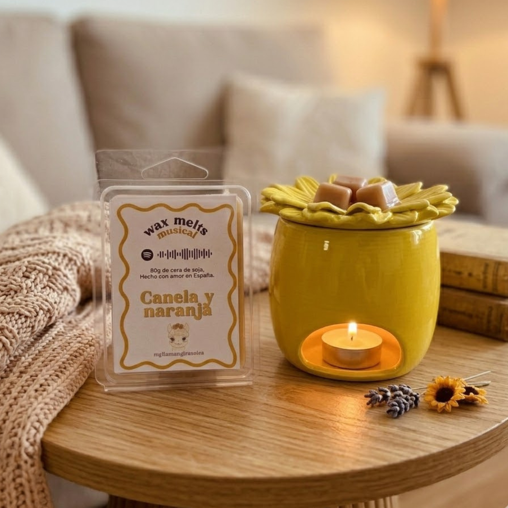 Wax melt musical - Canela y Naranja