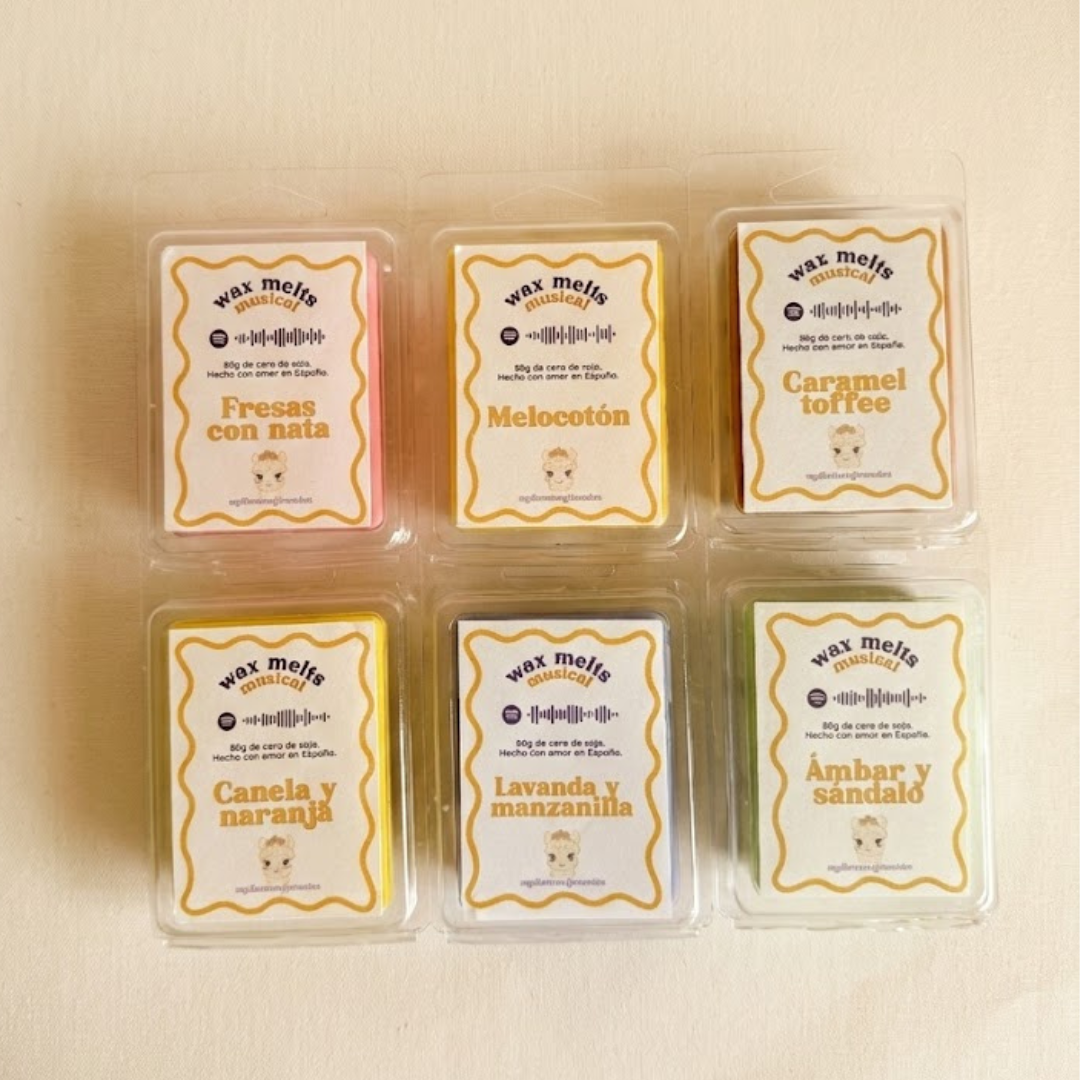 Wax melt musical Melocotón