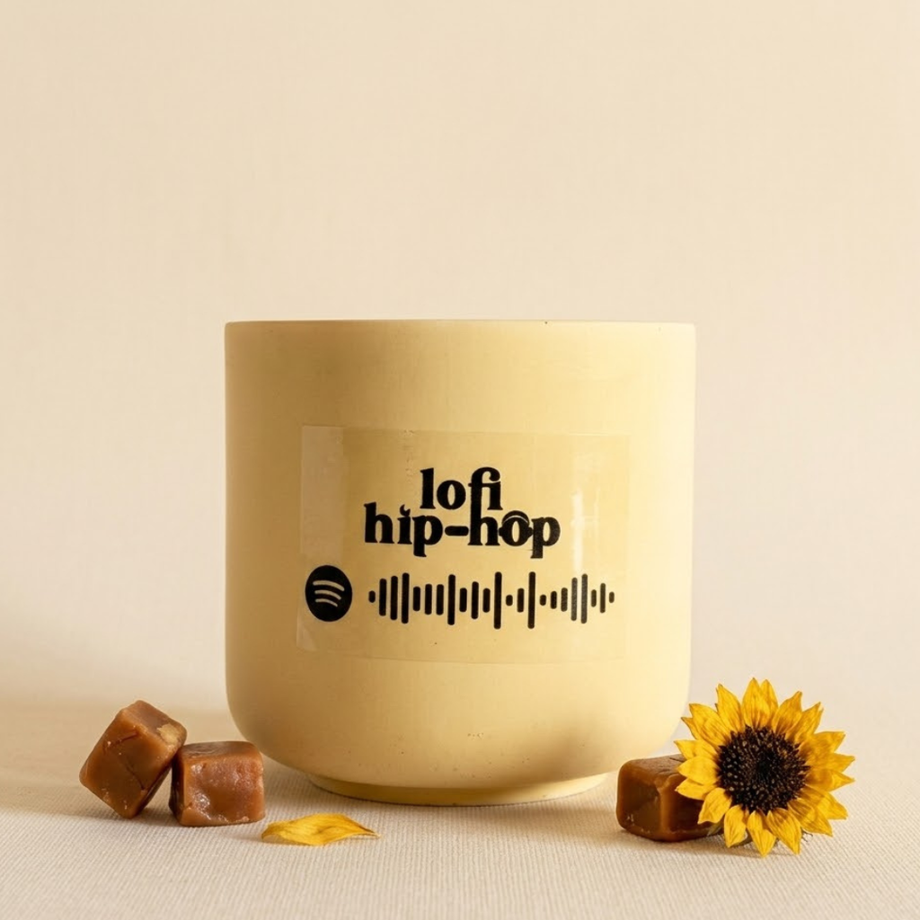 Vela musical - Caramel toffee