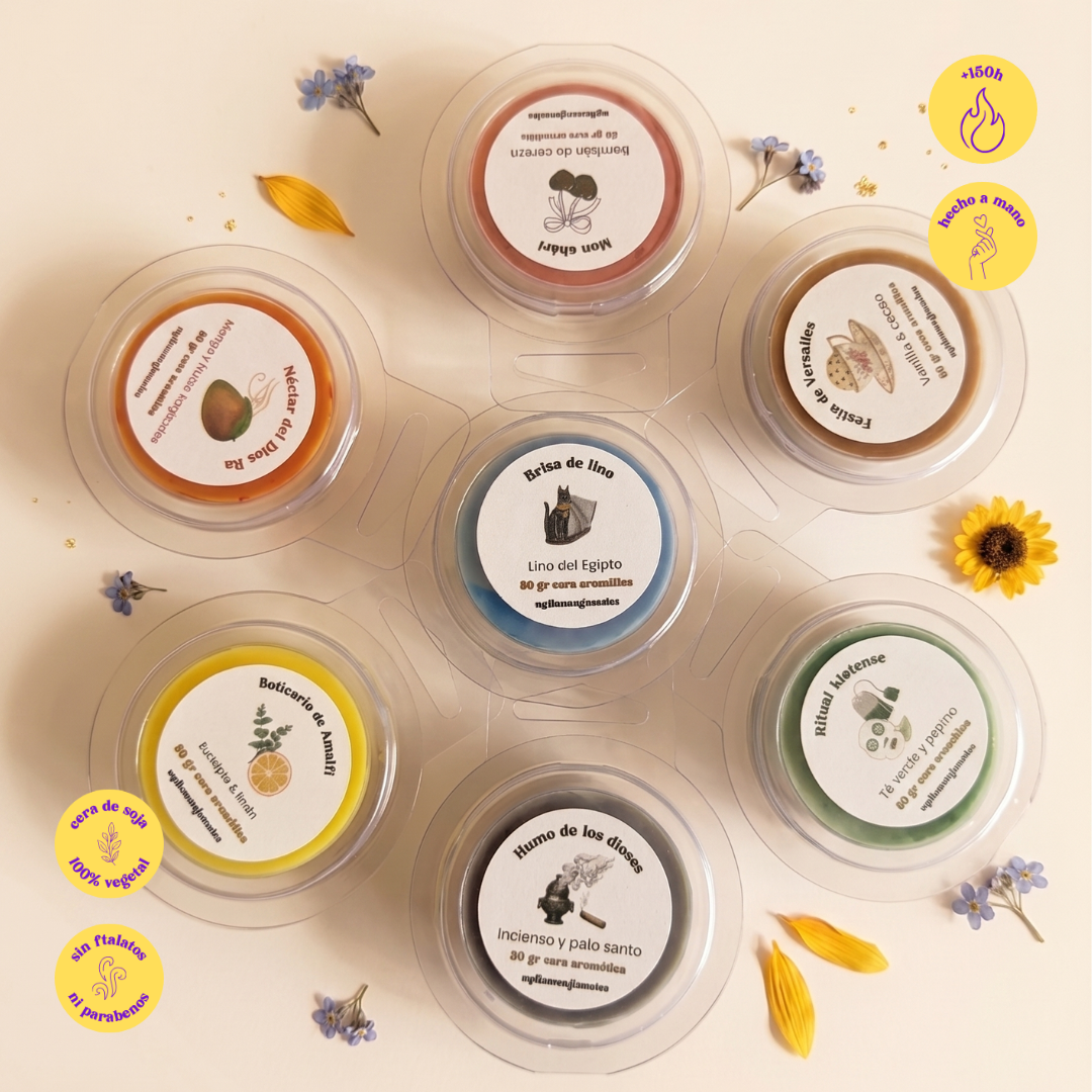 Pack degustación wax "Aromas con Historia"