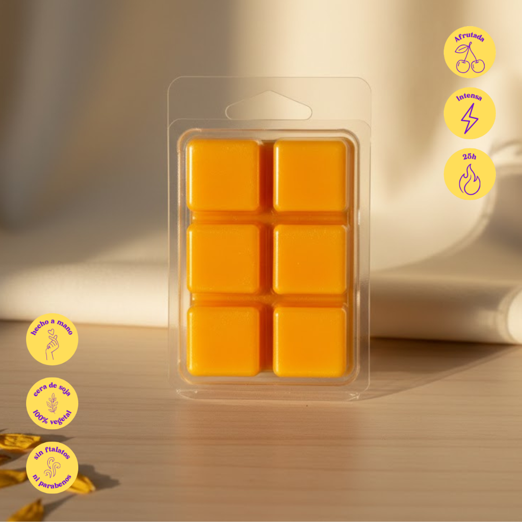 Wax melt musical Melocotón