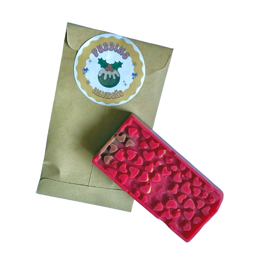 Tableta de cera pudding navideño