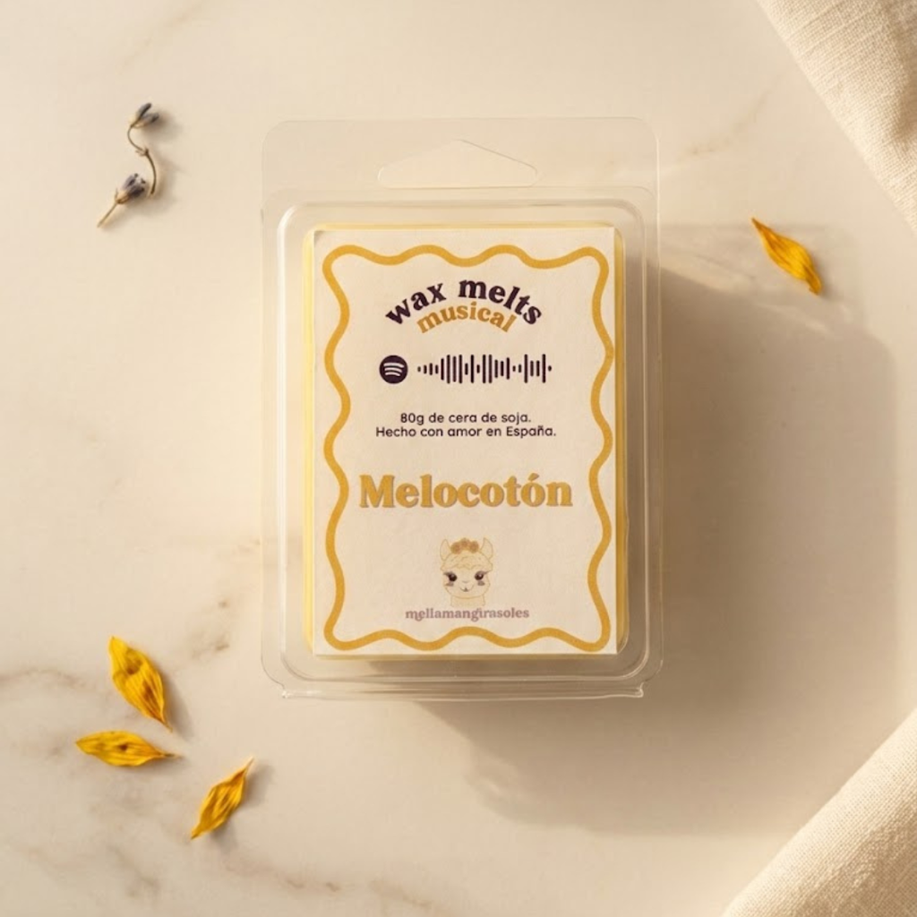 Wax melt musical Melocotón