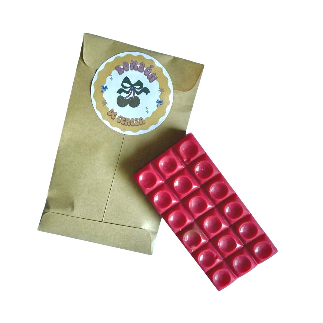 Tableta de cera bombón de cereza